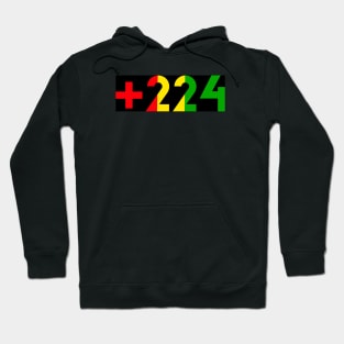 Guinea Conakry +232 Country calling code Hoodie